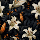 Dark Floral 7 Poster och Canvastavla