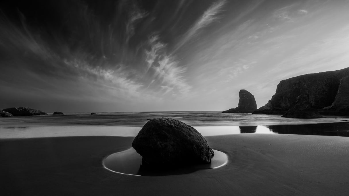 Quiet Beach Poster och Canvastavla