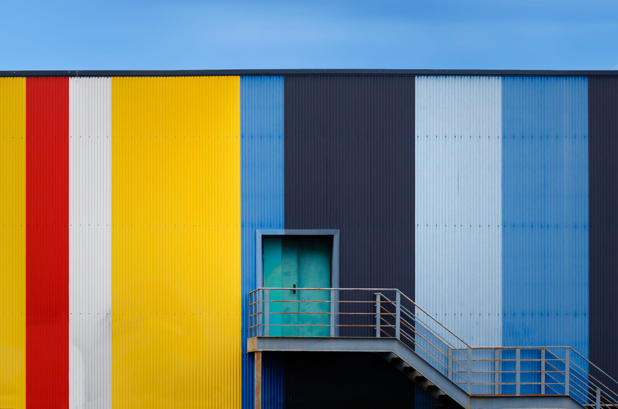 Color Facade Poster och Canvastavla