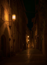 Alone at San Gimignano Poster och Canvastavla