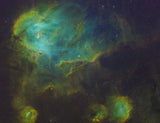 Running Chicken Nebula Poster och Canvastavla