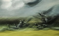 Barnacle Geese Poster och Canvastavla