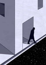 a man in space Poster och Canvastavla
