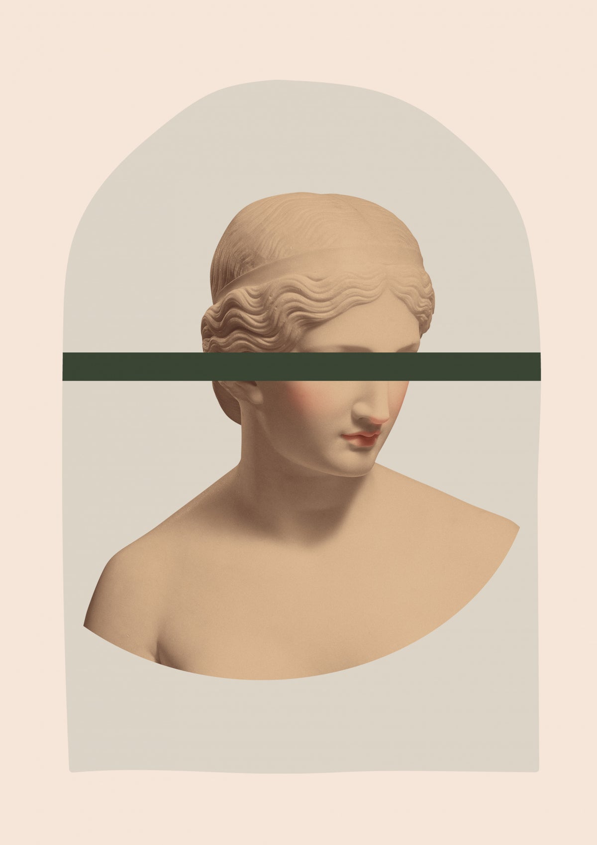 Artemisarchbeige7 Ratioiso Poster och Canvastavla