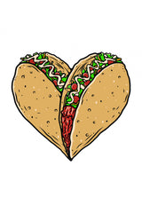 Tacos Are Life Poster och Canvastavla