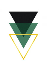 Minimal Triangle Collection #1 Poster och Canvastavla