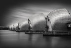 Thames Barrier Poster och Canvastavla