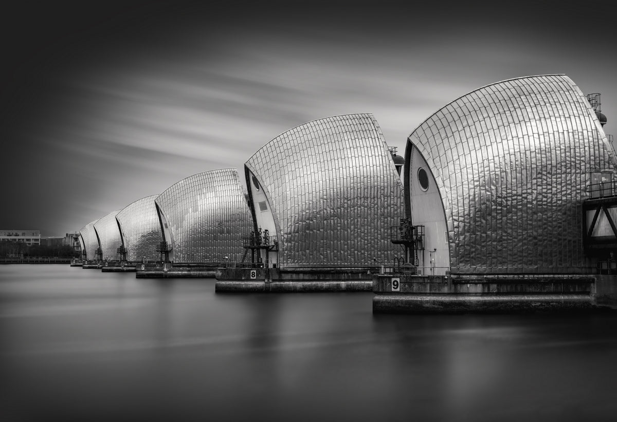 Thames Barrier Poster och Canvastavla