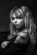 woman with tattoo Poster och Canvastavla