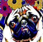 Puggles Poster och Canvastavla