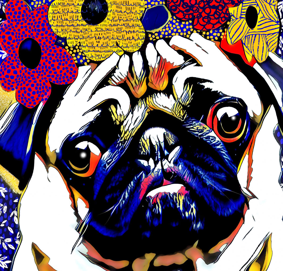 Puggles Poster och Canvastavla