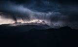 Storm above the Alps Poster och Canvastavla