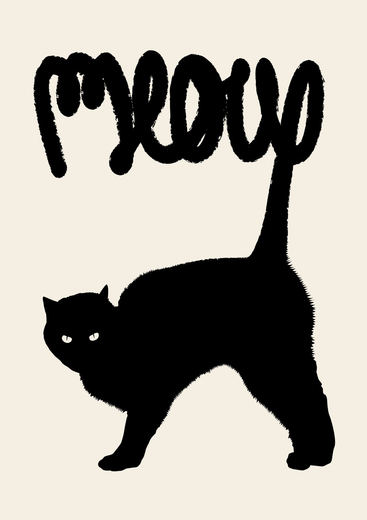Meow Poster och Canvastavla