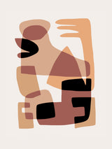 Abstract Shapes Construction Poster och Canvastavla