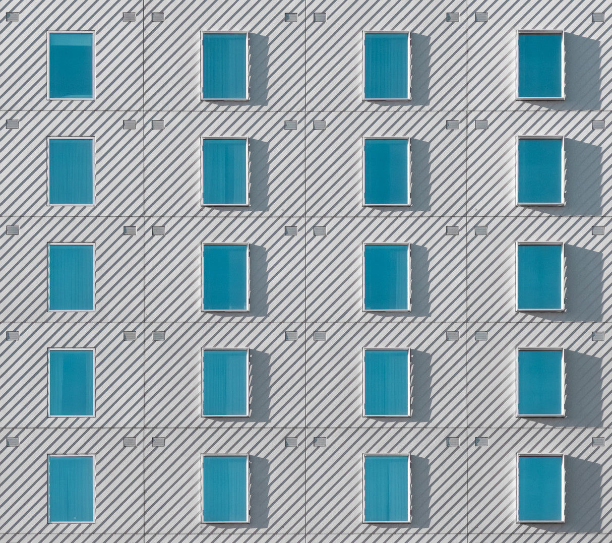 Teal Windows Poster och Canvastavla
