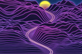 220124 Neon Sunrise Poster och Canvastavla