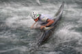 slalom on rapids Poster och Canvastavla