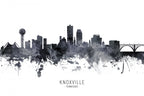 Knoxville Tennessee Skyline Poster och Canvastavla
