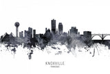 Knoxville Tennessee Skyline Poster och Canvastavla