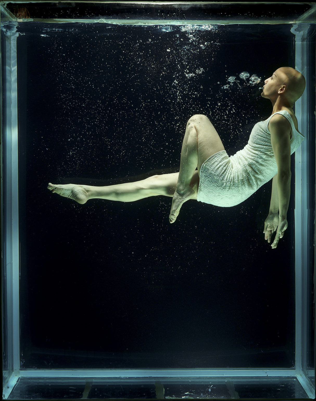 underwater artistic portrait shooting Poster och Canvastavla