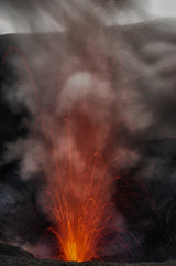 magma bubbles from mt. yasur Poster och Canvastavla