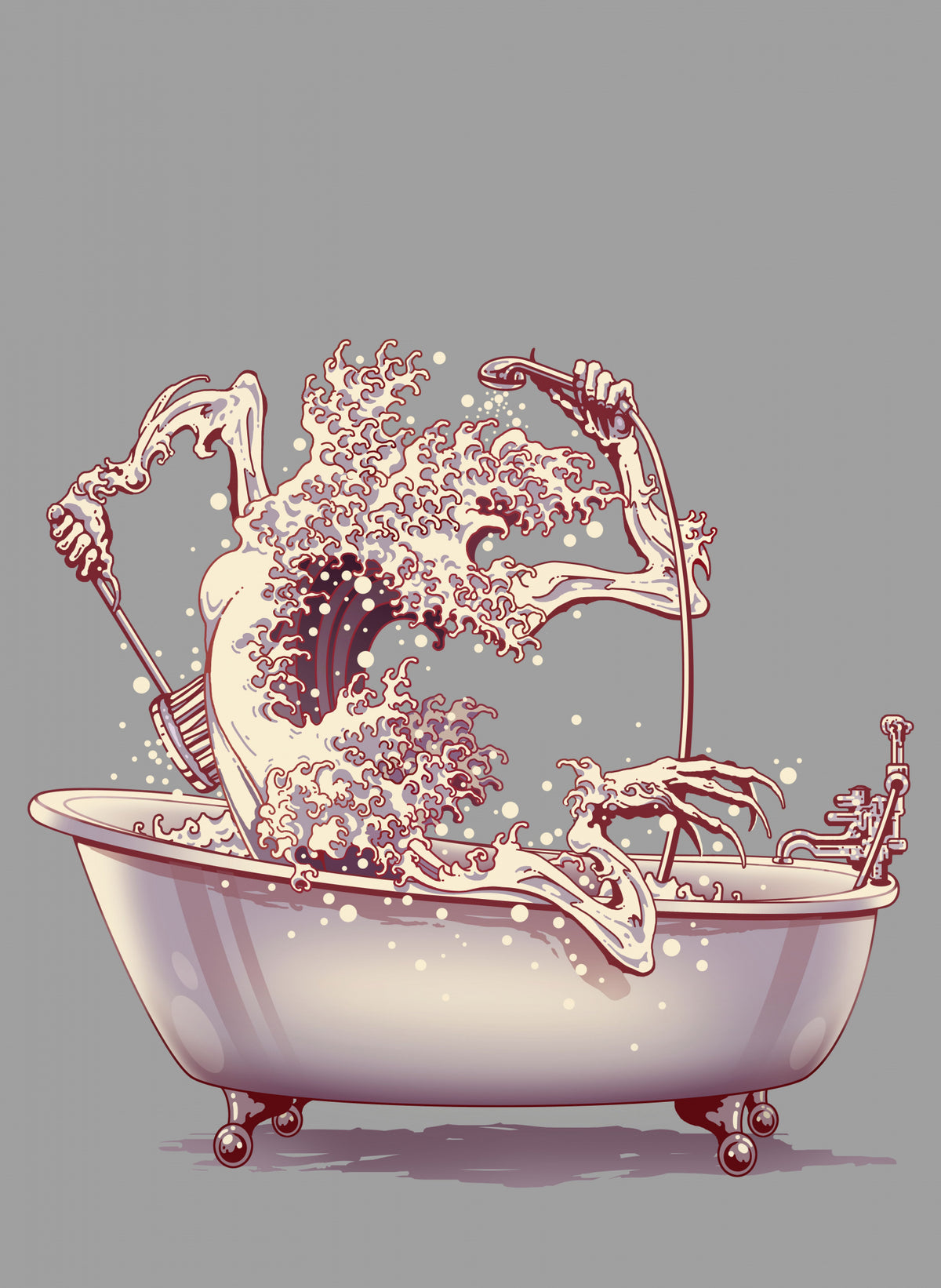 THE BATHTUB Poster och Canvastavla