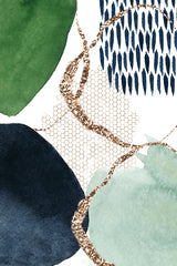 Shapes Green Poster och Canvastavla