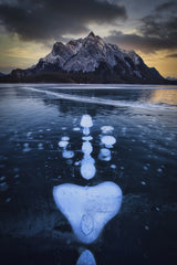 Symmetry of Icelake Poster och Canvastavla