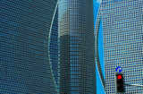 Azrieli towers Red light Poster och Canvastavla