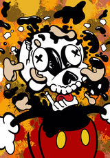 Mindblown Mickey Poster och Canvastavla