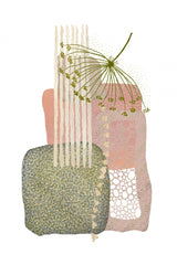 Delicate Pink and Green-3 Poster och Canvastavla