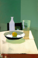 Still Life With Apple Poster och Canvastavla