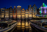 Damrak Amsterdam Poster och Canvastavla