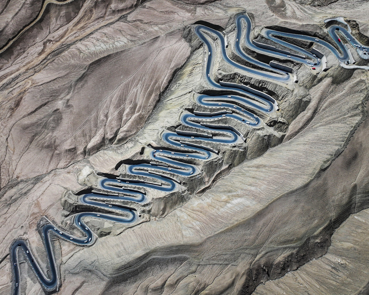 Winding Road Poster och Canvastavla