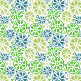 Navy Olive Green Slices Poster och Canvastavla