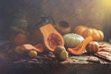Still Life With Pumpkin of cut Poster och Canvastavla