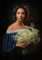 Flower Lady Poster och Canvastavla