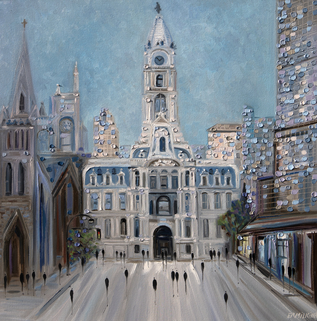 City Hall Philly Poster och Canvastavla