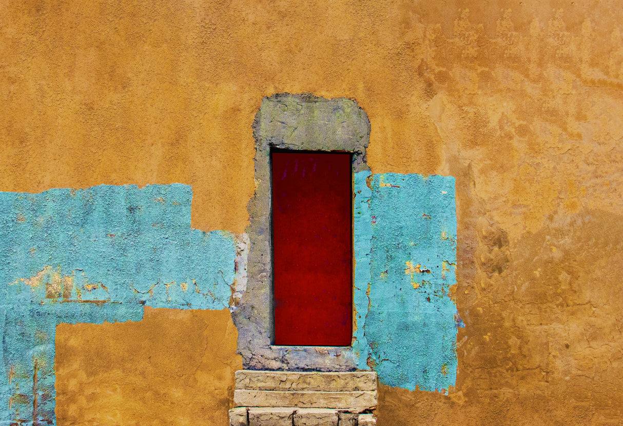 The red door - Old Jaffa Poster och Canvastavla
