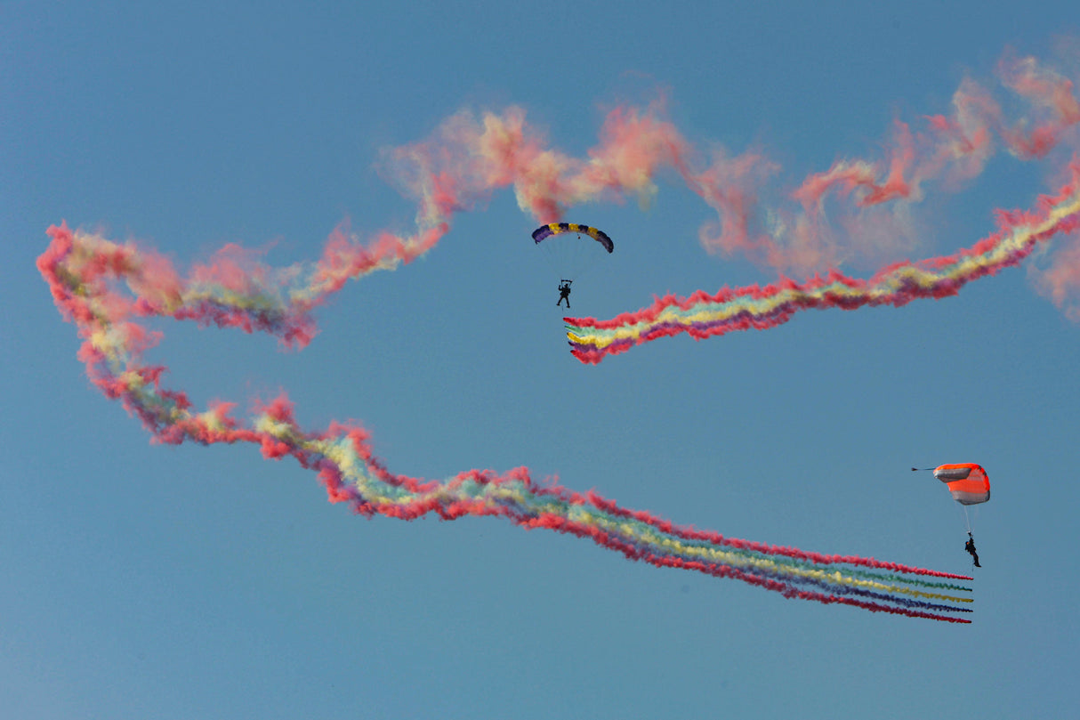 Parachute Stunt Poster och Canvastavla
