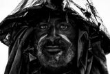 Man at the Mt. Hagen sing-sing festival -Papua New Guinea. Poster och Canvastavla