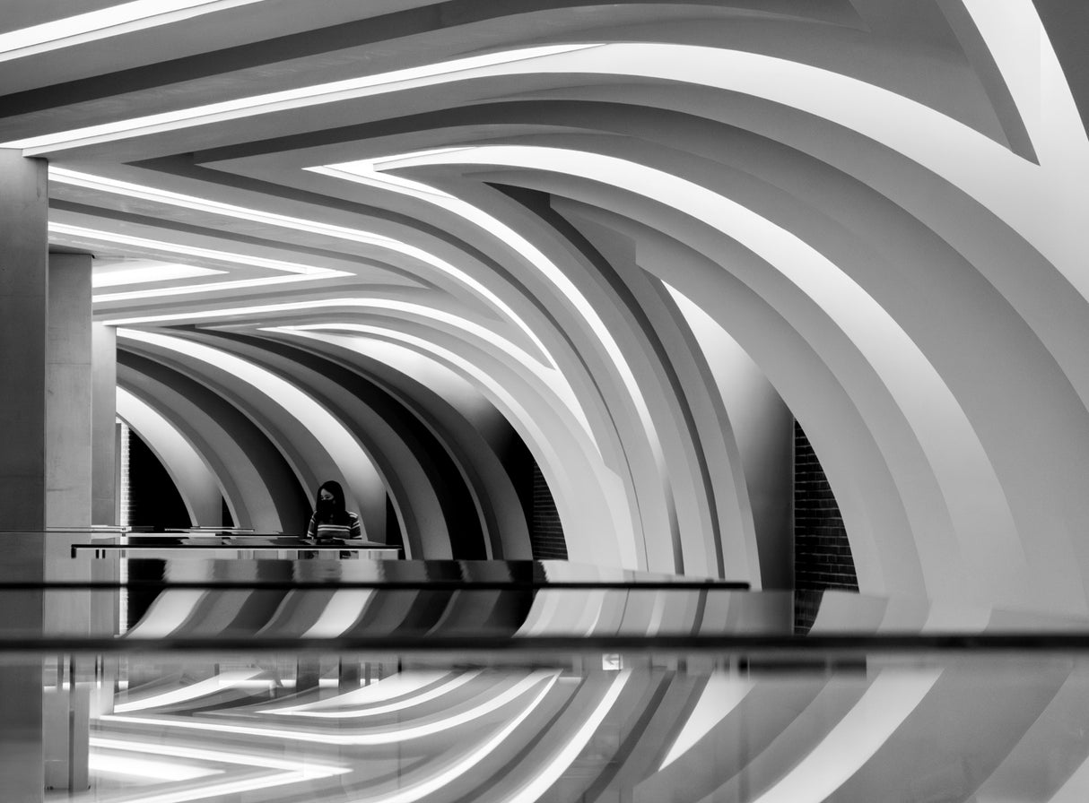 curved Poster och Canvastavla