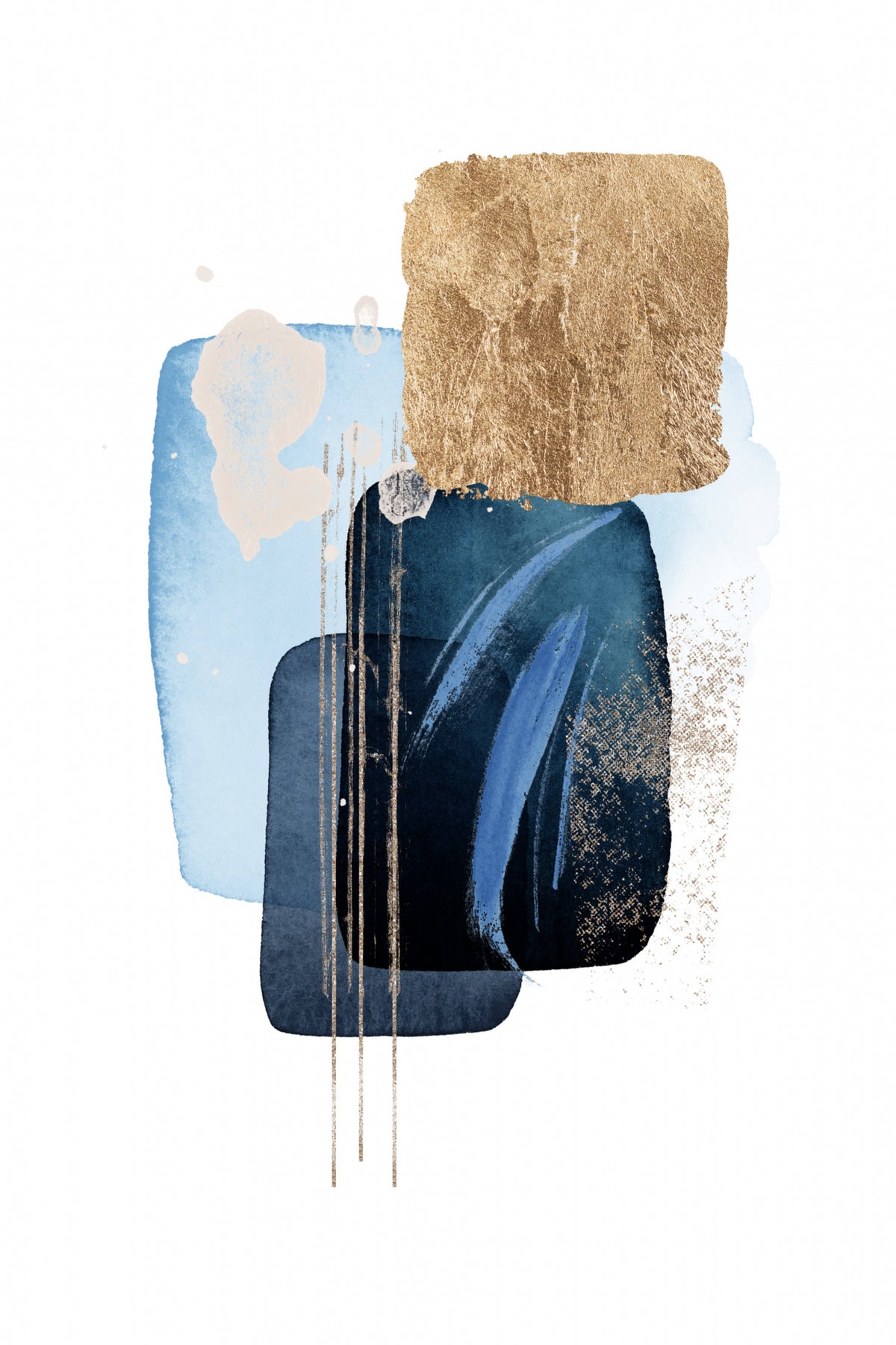 Cool Blue-2 Poster och Canvastavla