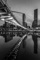 The city, the river, and the bridge Poster och Canvastavla