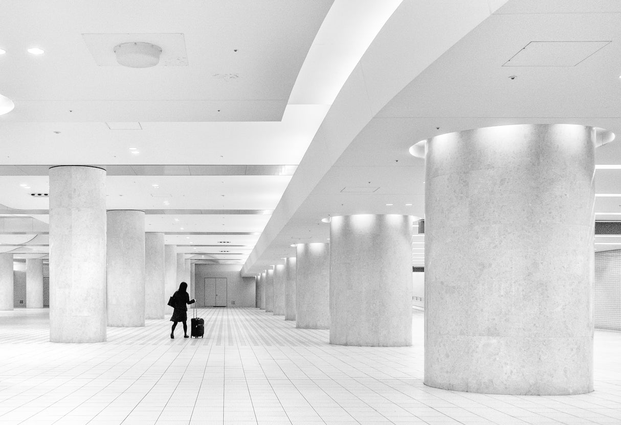 Underground walkway Poster och Canvastavla