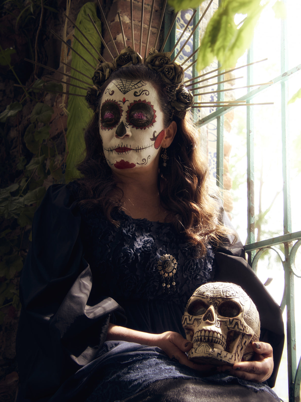 Mexican Catrina Poster och Canvastavla