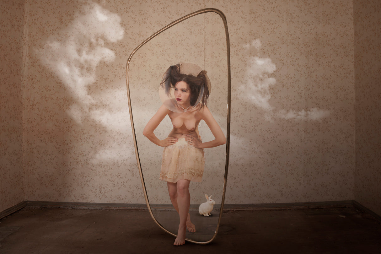The girl behind the mirror II Poster och Canvastavla