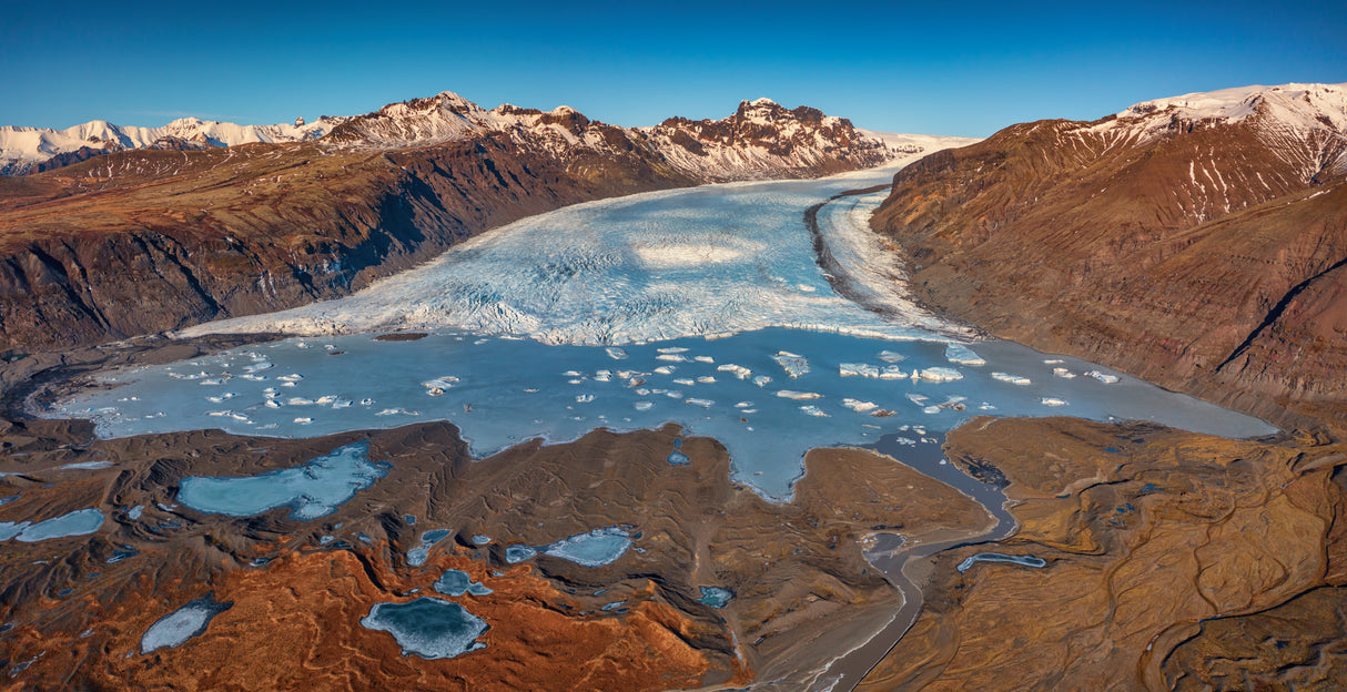 Skaftafellsjökull Poster och Canvastavla