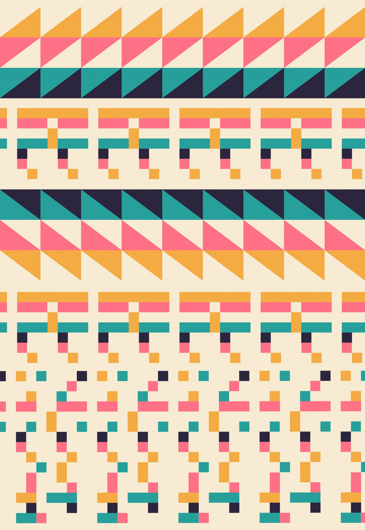 Pattern Nº1 Poster och Canvastavla