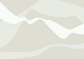 Mountain Waves Beige Poster och Canvastavla